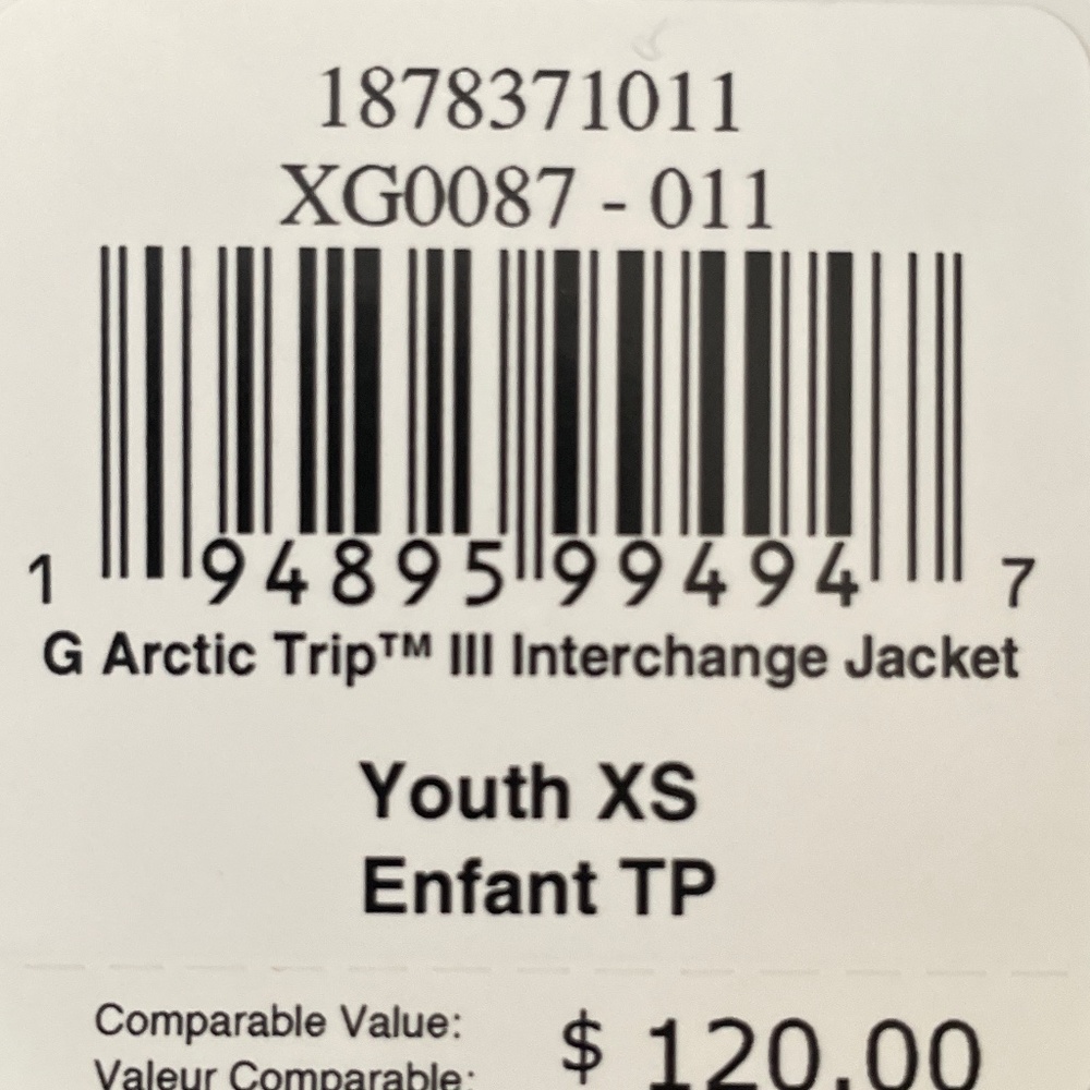 Columbia Arctic Trip III Interchange winter coat w/ detachable hood NWT